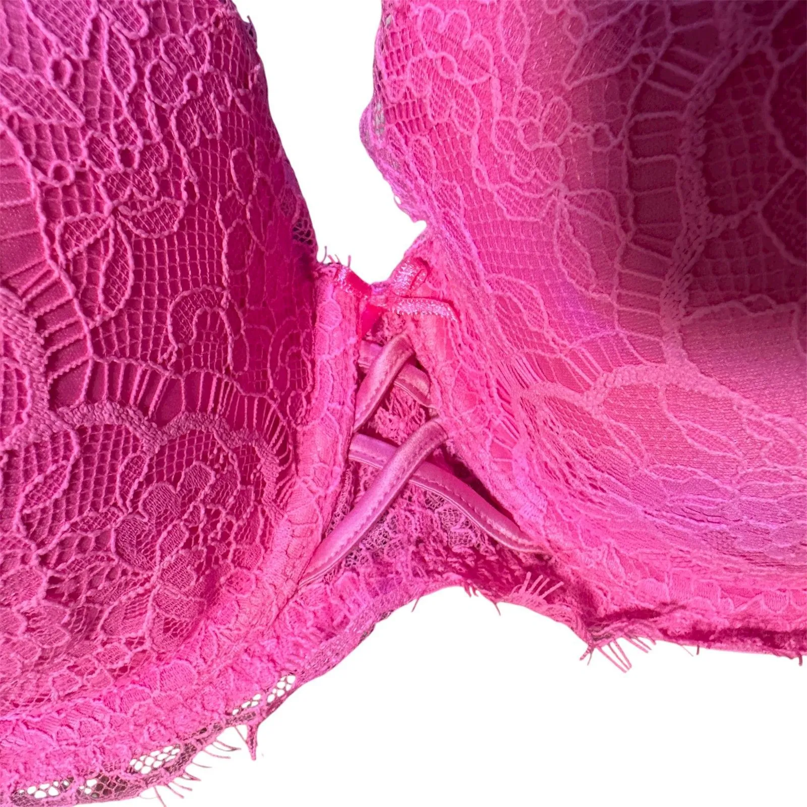 Victoria's Secret | Dream Angels Barbie Pink Lace Demi Bra Size 34 DD (E) - Image 3
