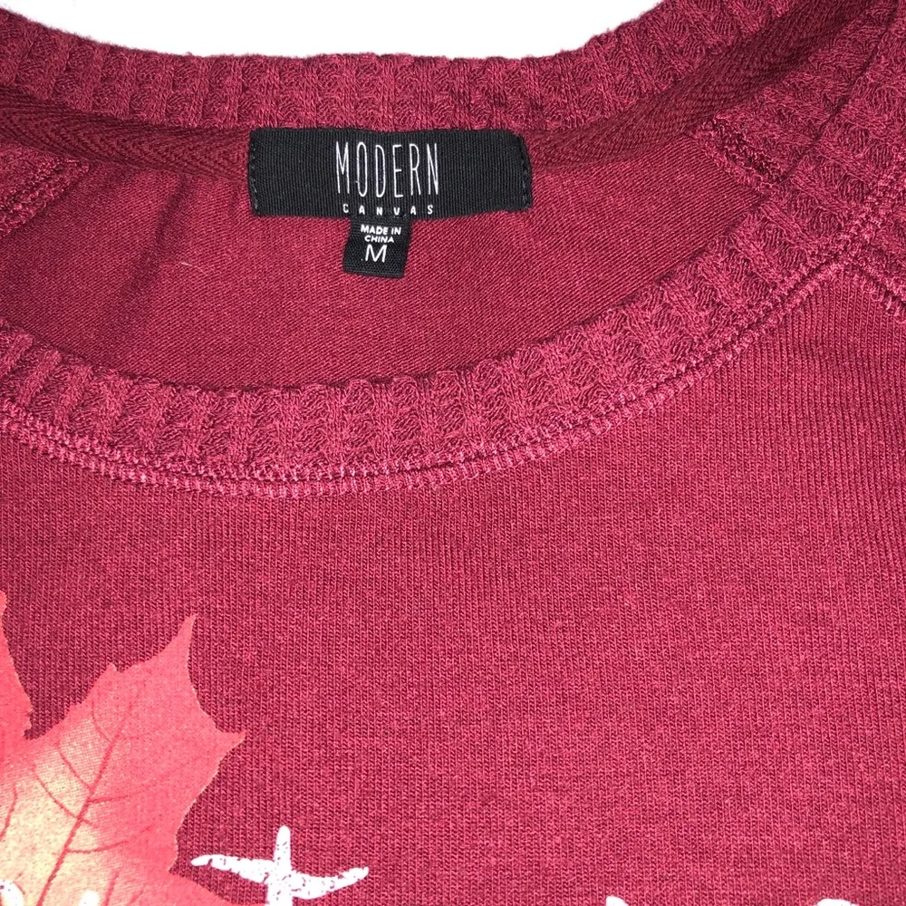 Autumn Leaves and Pumpkins Please Purple Size M - Image 5