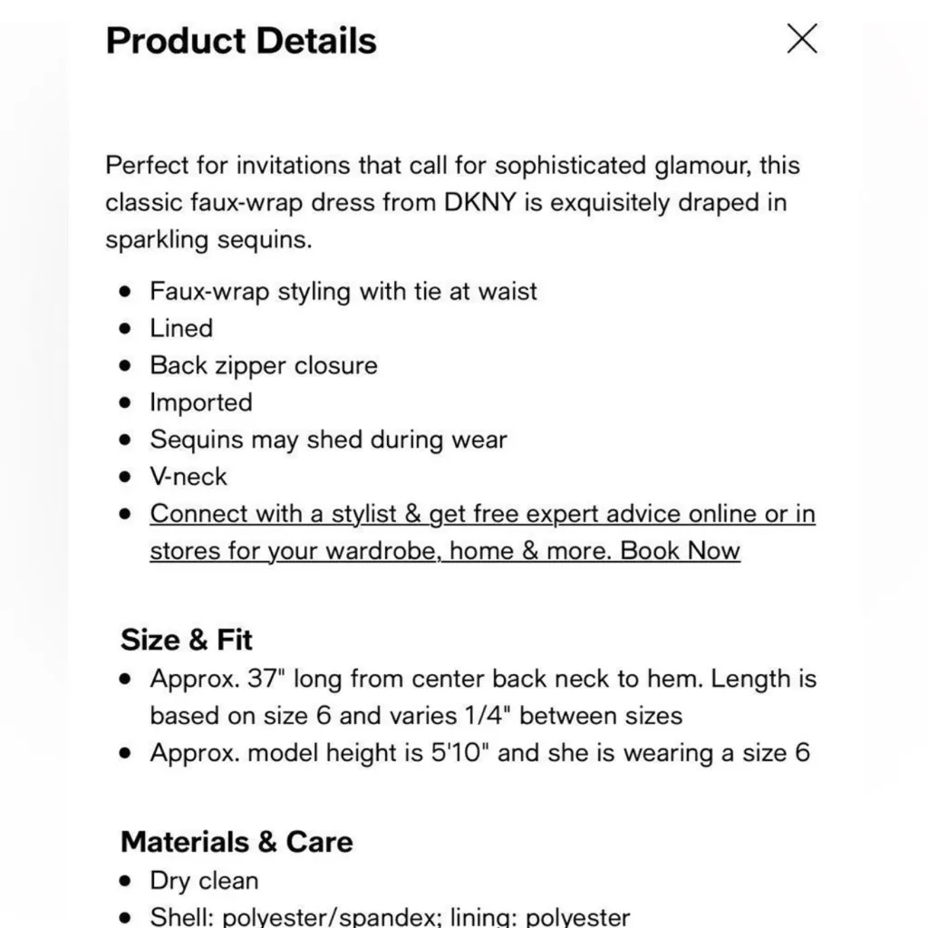 DKNY by Donna Karan Sequin Knit Surplice V-Neck Long Sleeve Tie Waist Mini Dress - Image 7