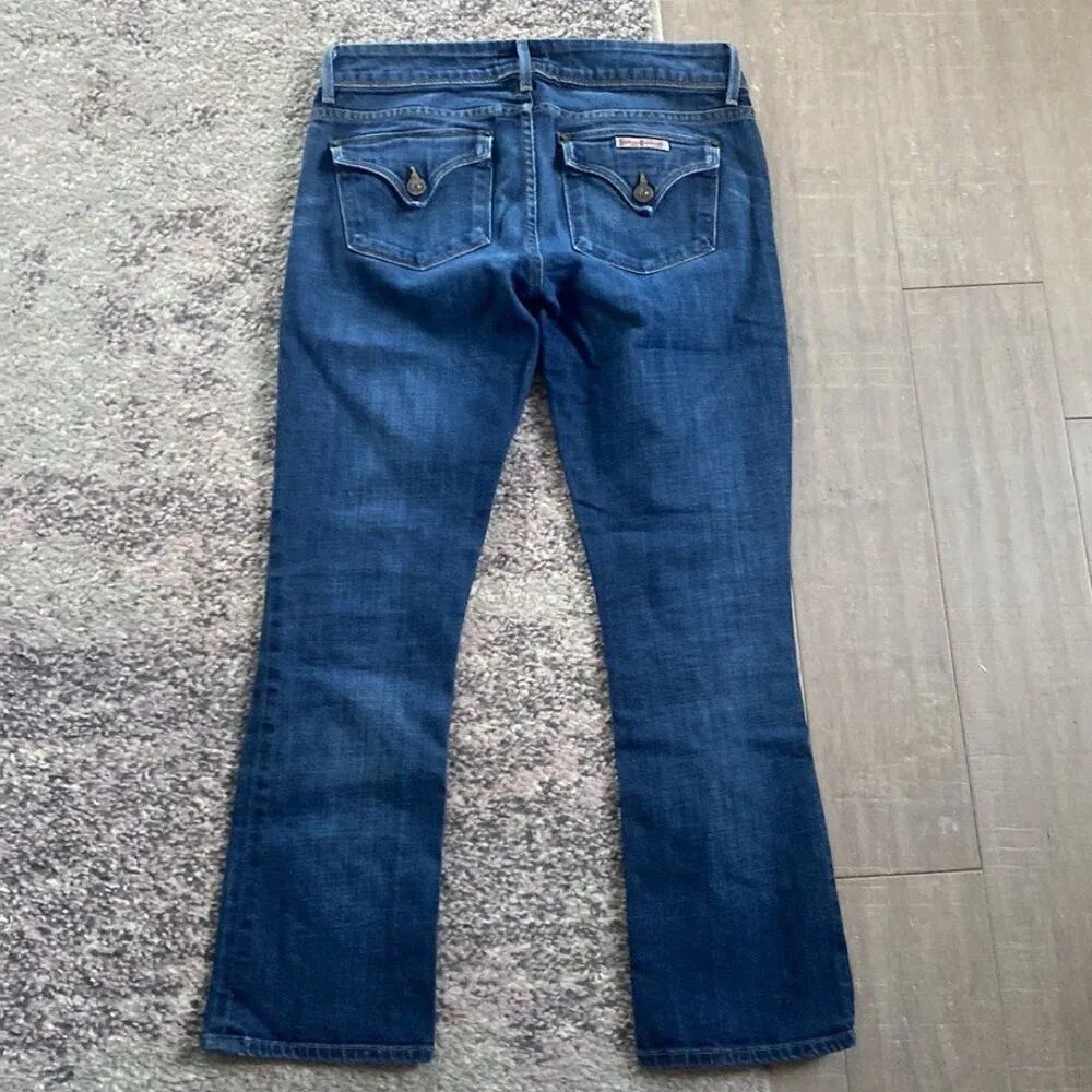 Hudson Jeans Women's Blue Baby Boot Straight Leg Denim Jeans Sz 26 - Image 5