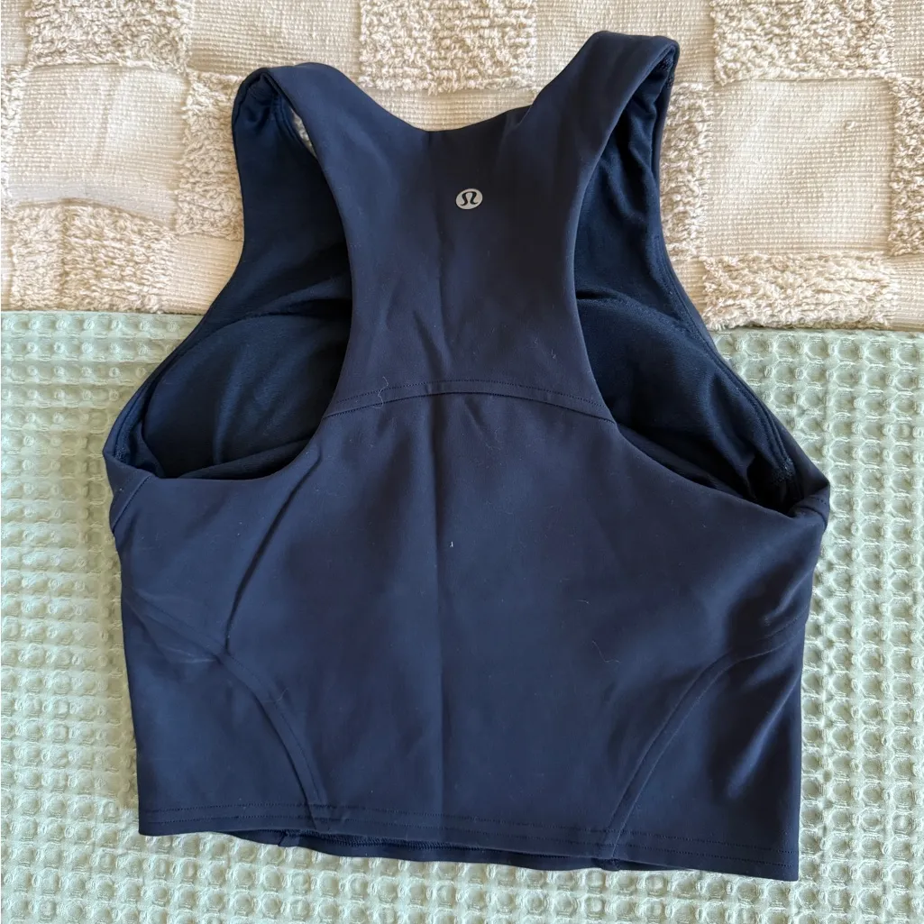 Lululemon NWT  Wunder Train Racerback Tank Top Sz 4 True Navy - Image 3
