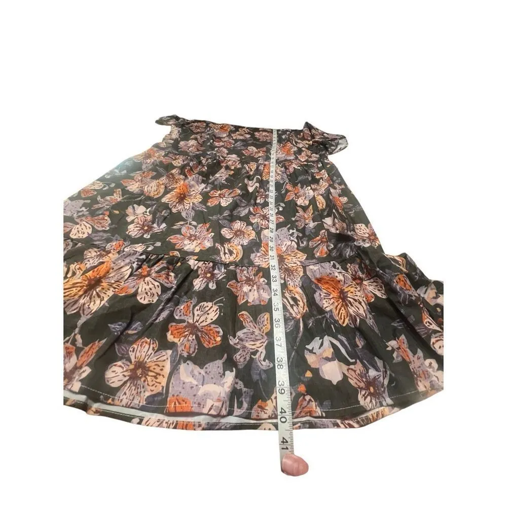 Emery Rose charcoal Floral Print Dress Sz 2XL NWT Gray - Image 5