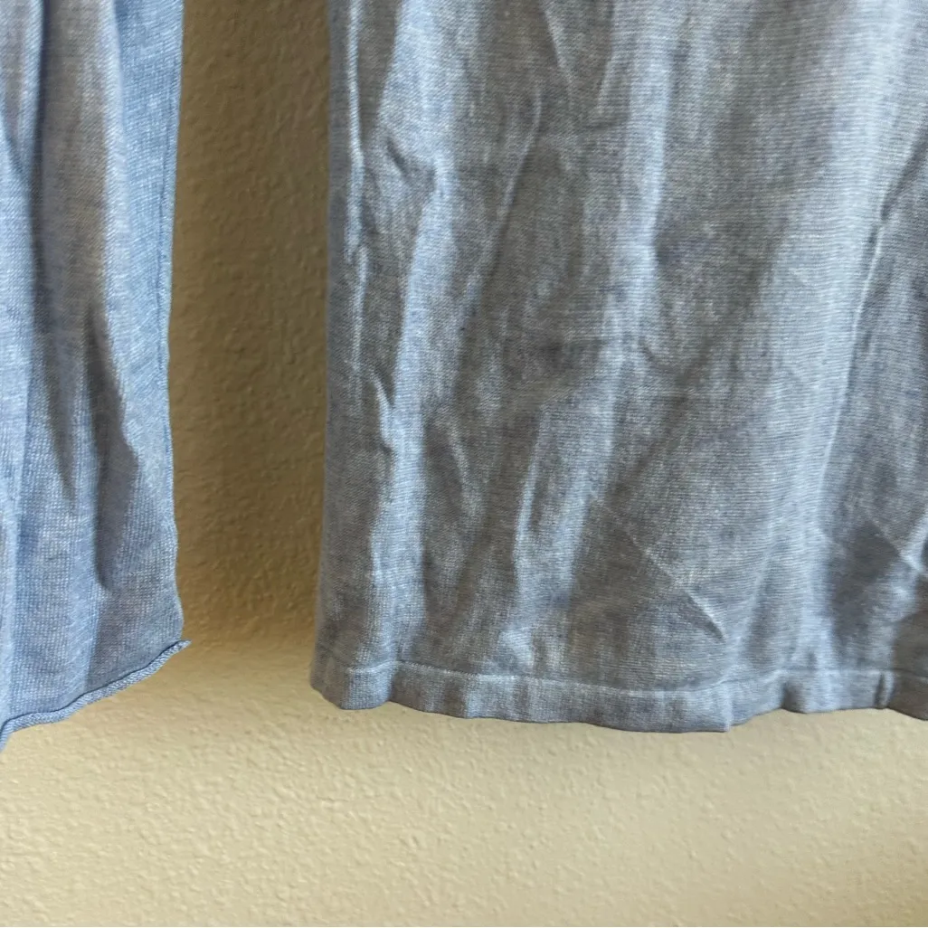 Eileen Fisher Light Blue Long Sleeve Sweater - Image 5