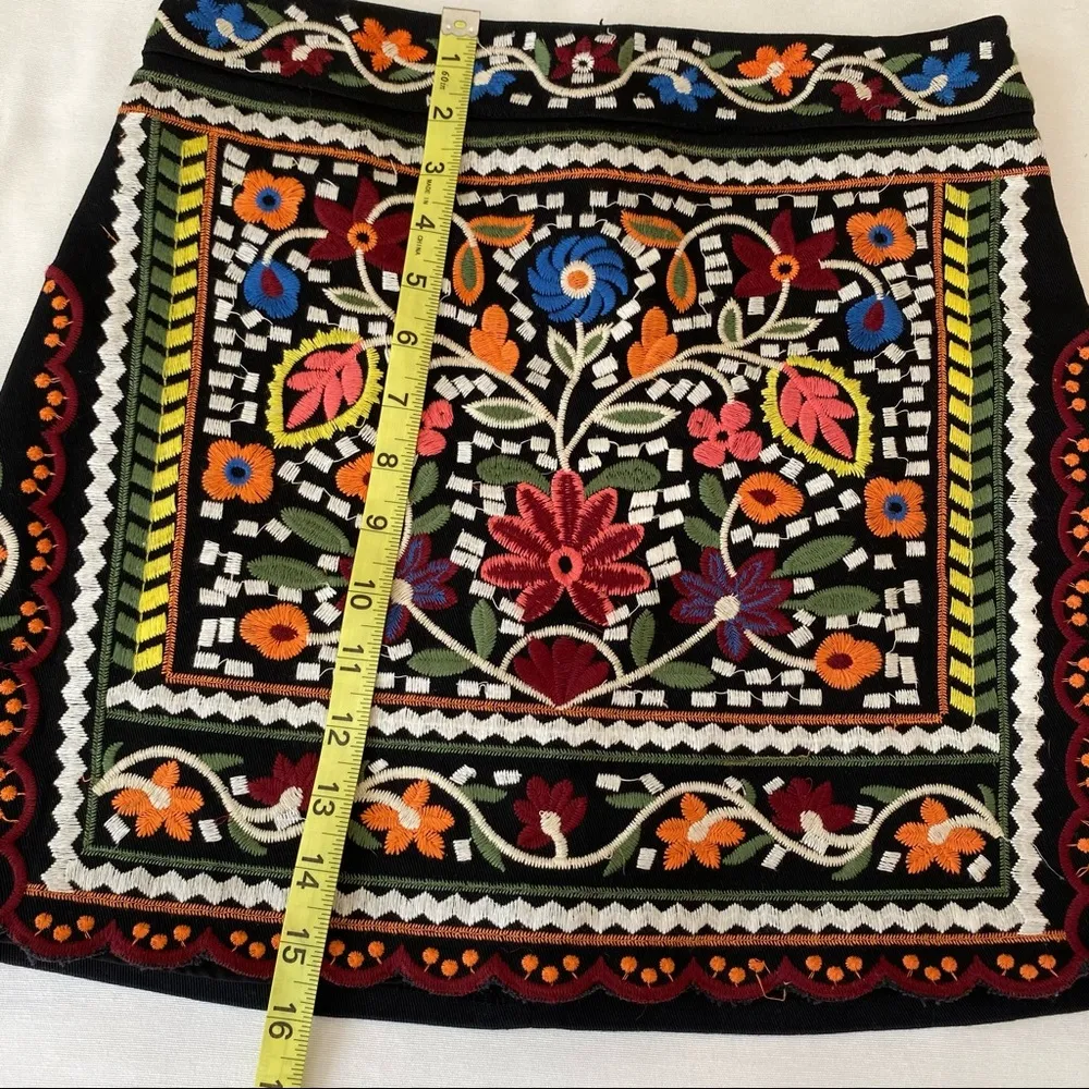 Emory Park Embroidered Mini Skirt - Image 3