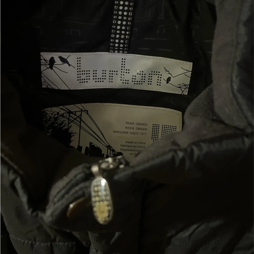 Burton Rancher Puffy Snowboarding Vest Women’s X Large Black Insulated - Image 3