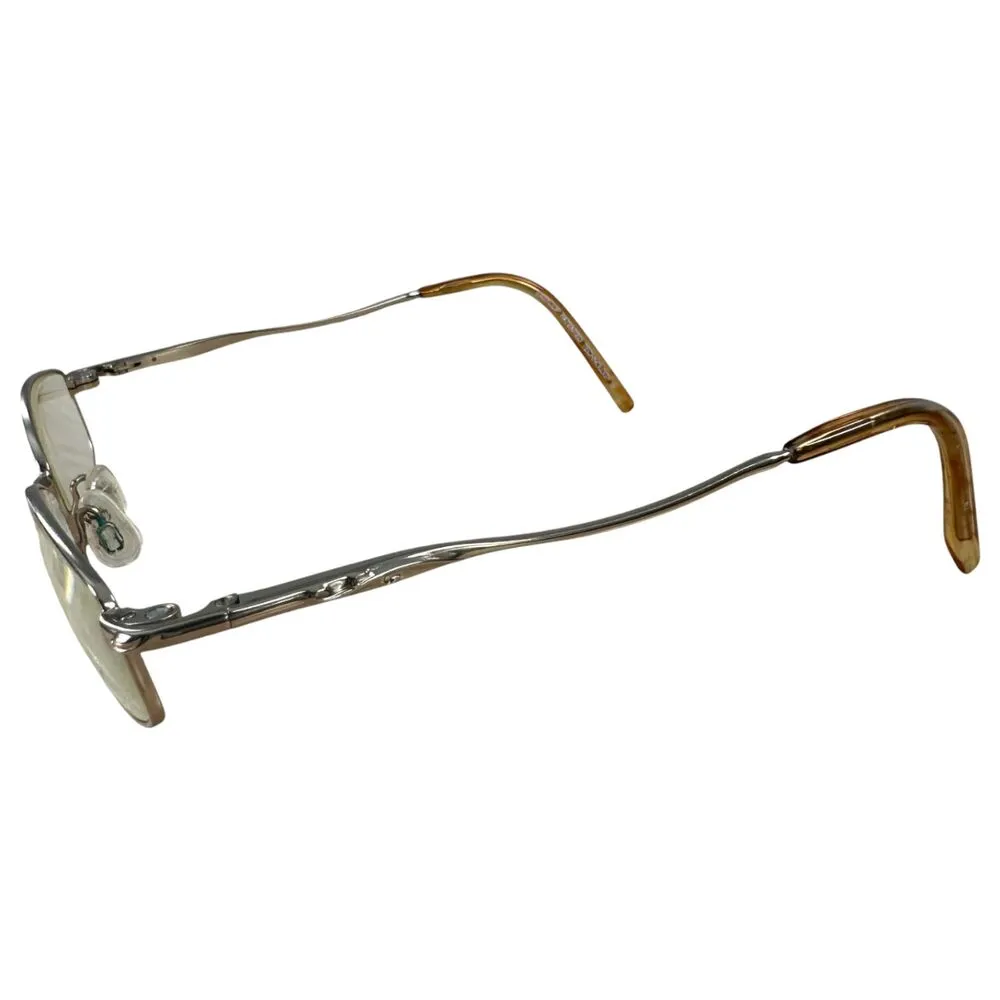 Easy Clip Eye Gold Glasses Frames with Clip On Sunglasses – NEEDS LENSES - Image 5