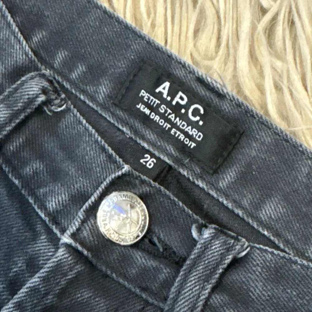 A.P.C. Black jeans size 26 Black - Image 2