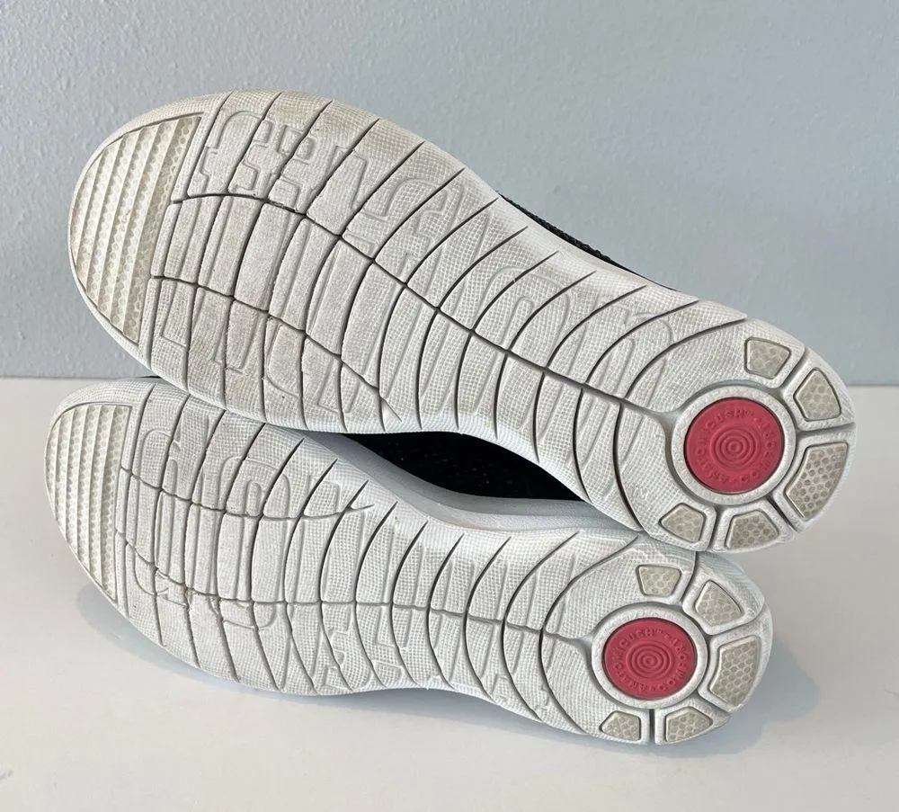 FitFlop Womens Sporty Pop X Fashion Sneaker Size 7.5 Black Suede - Image 6