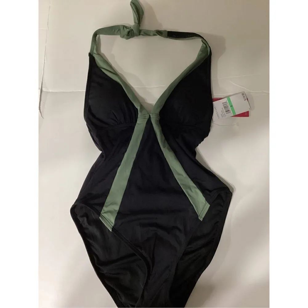 Vince Camuto deep sea color block swimsuit. NWT - Image 7