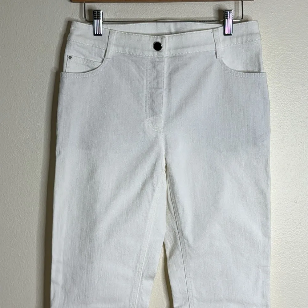 Akris Punto Women's Maru Slim-Leg Ankle Stretch Denim Pants size 6 - Image 3