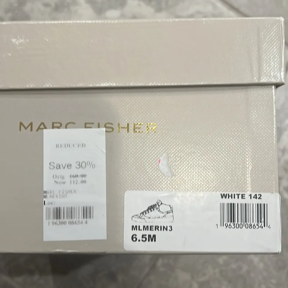 Marc Fisher LTD Merin 3 High Top Sneakers in White, Size 6.5 New in Box $160 - Image 11