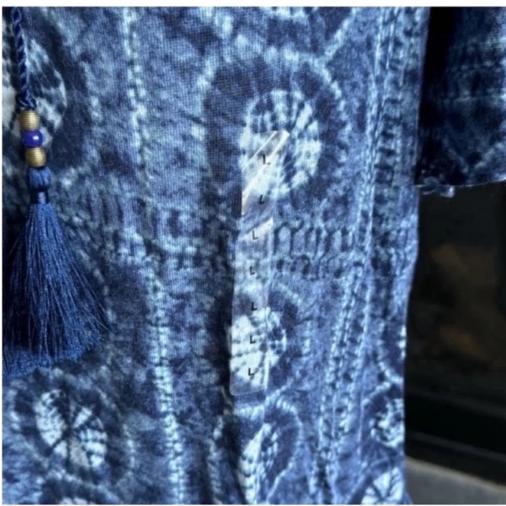 Lauren Ralph Lauren Indigo Geometric Blouse - Image 7