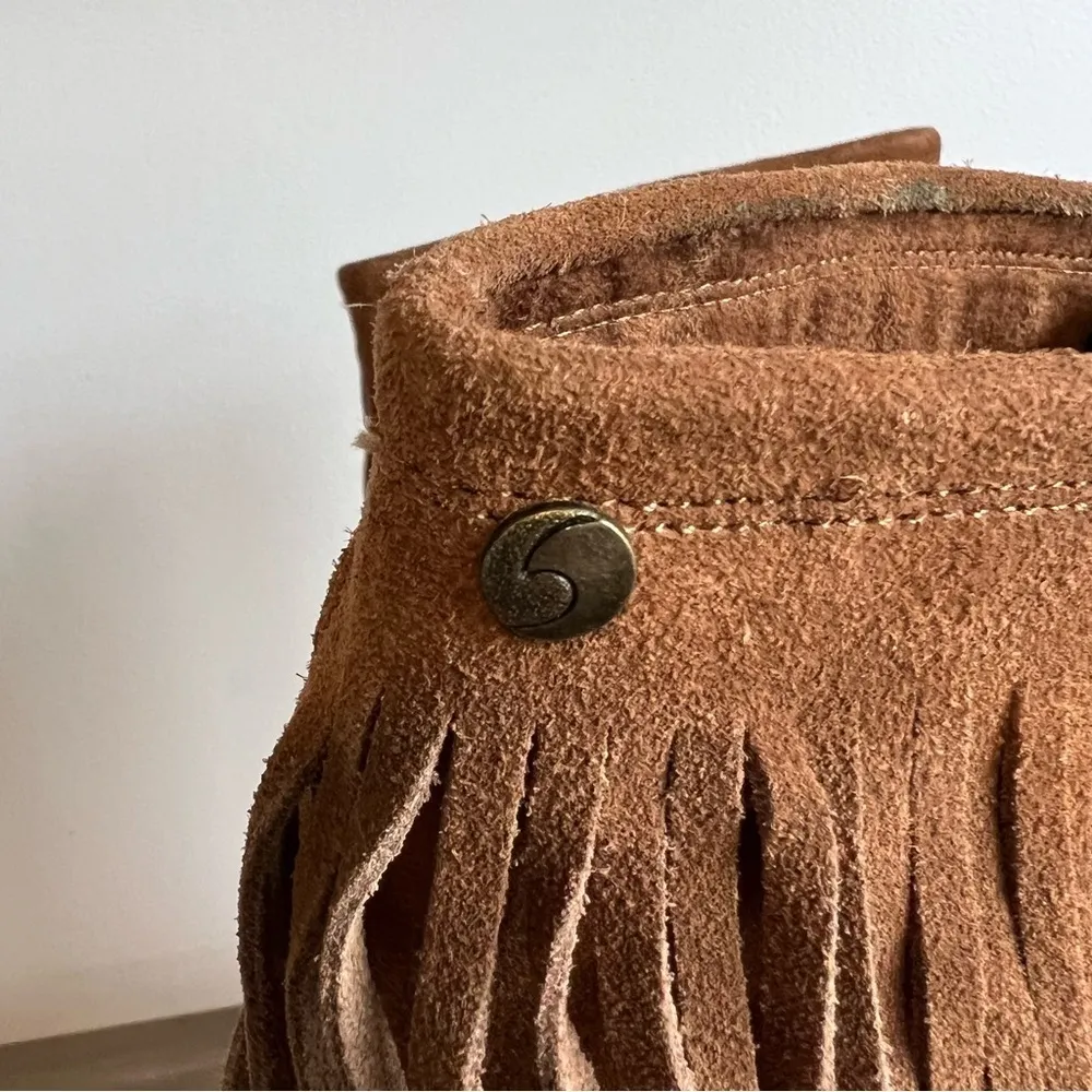 Makalu Nalani Tall 3 Tier Leather Fringe Women’s Boot Size 8 - Image 5