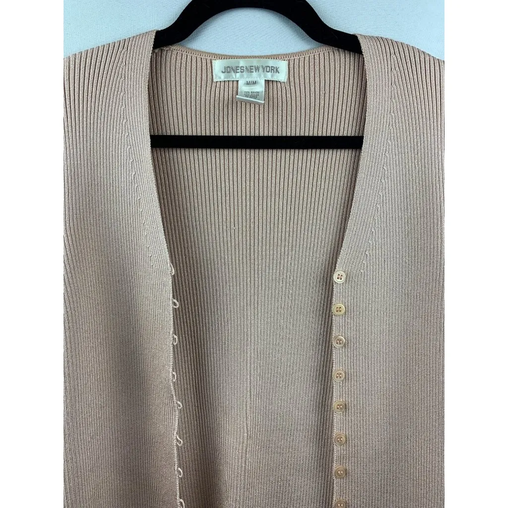 Women's Jones New York Pink Tank & Cardigan Set Size M Size M - Image 9