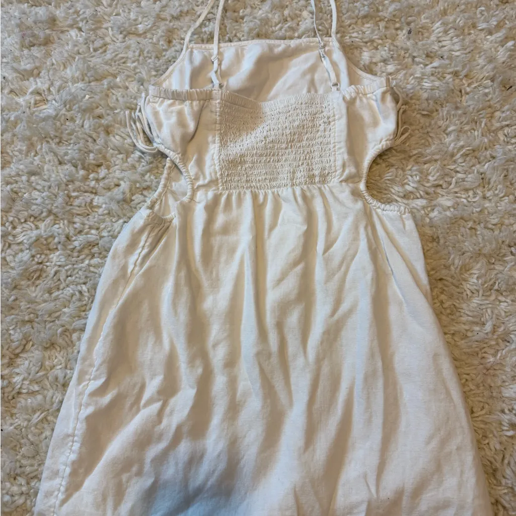 Aerie White Cutout Dress - Image 4