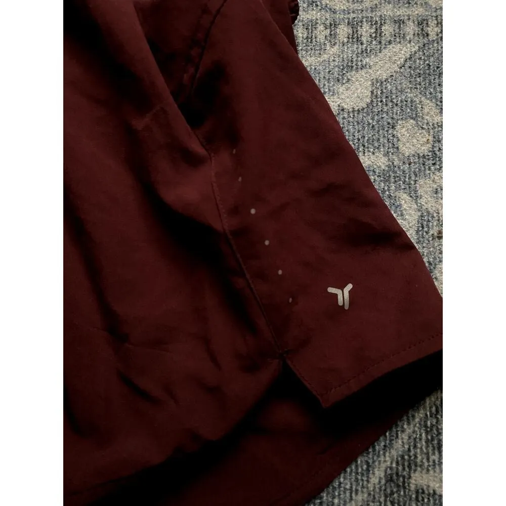 Old Navy Quick Dry Burgundy Athletic Shorts XL Lounge Active Clean Girl Normcore - Image 4