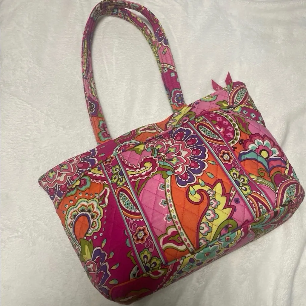 Vera Bradley Vibrant Paisley Shoulder Bag - Image 2