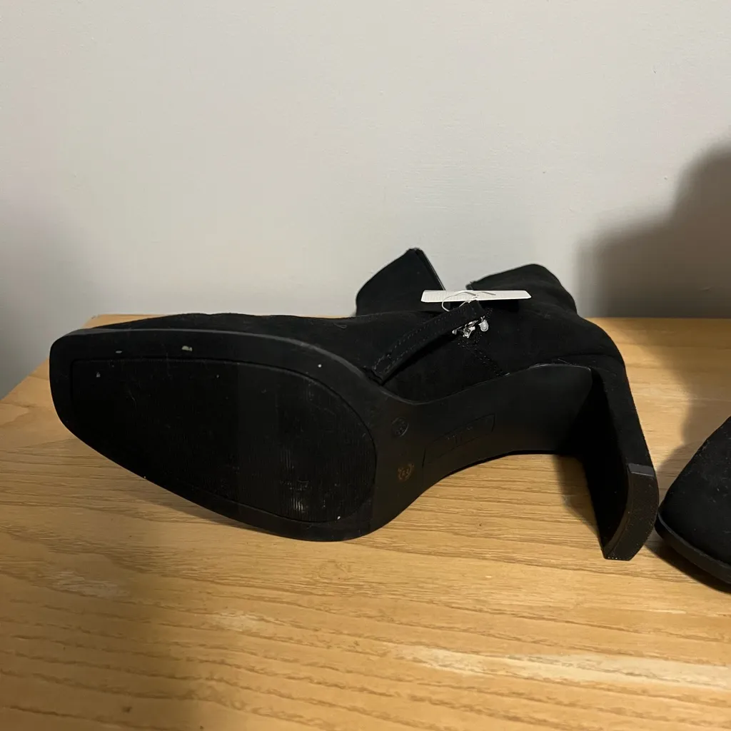 Worthington Black Heeled Boots - Image 3