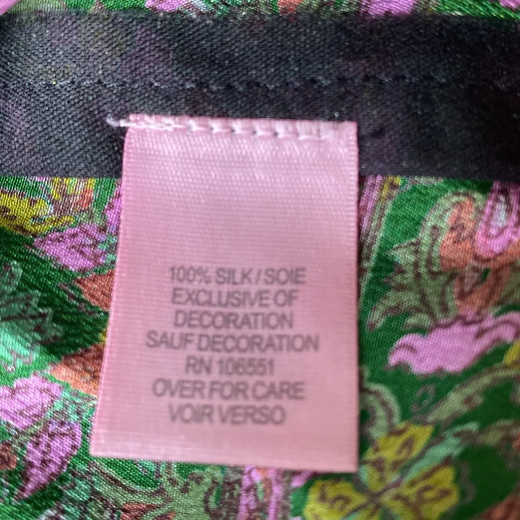 Calypso St Barth Green Silk Paisley Maxi Skirt M Ojala NWT - Image 6