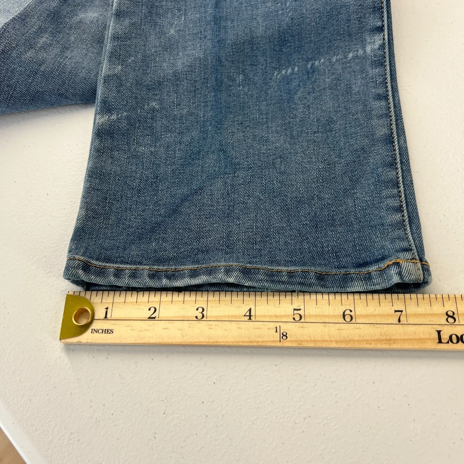 Old Navy Jeans Women 4 Blue Denim Secret Smooth Pockets High Rise Kicker Bootcut - Image 12