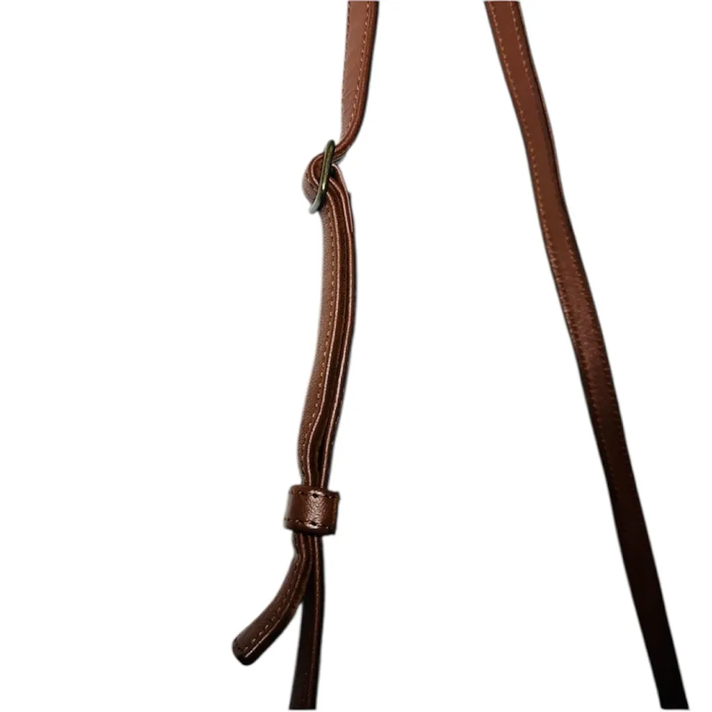 Agnes B. lamb leather Brown Crossbody Bag - Image 4