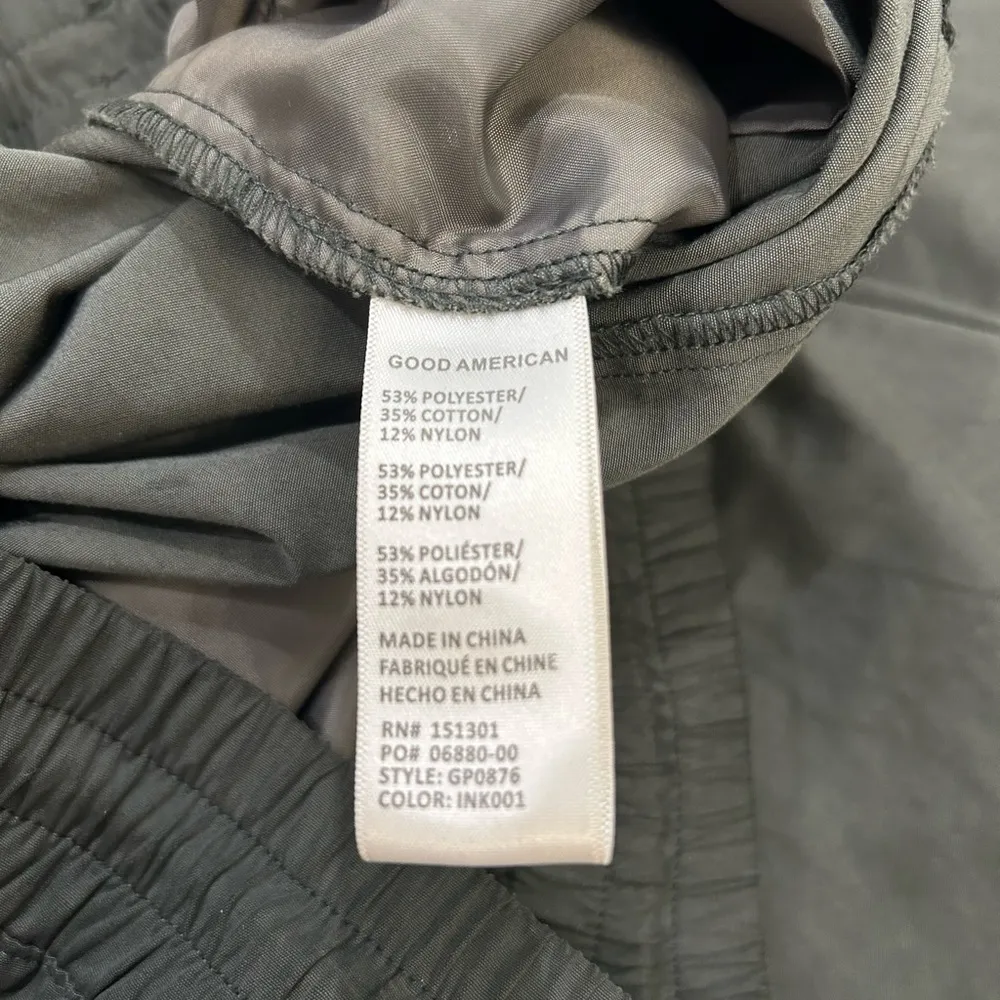 GOOD American Athleisure Elastic Waist Power Trouser Sz 4 = XL Wide Leg - Image 5