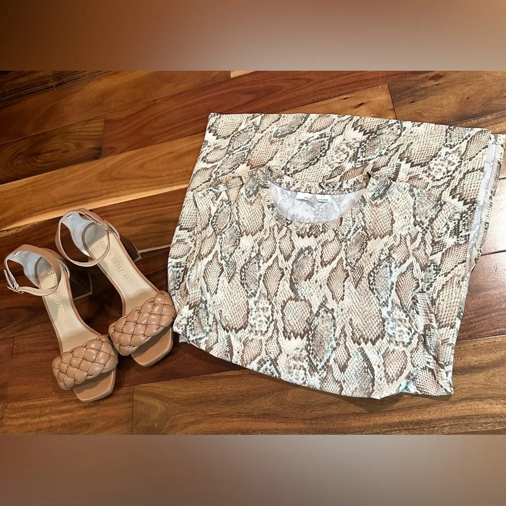 Fourteenth Place Snake Print Maxi Dress - Image 11