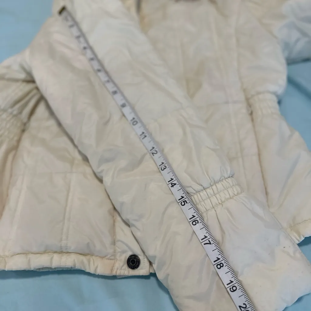 VTG Y2K Def Jam University ‘84 Women’s Sz: XL Cream Full Zip PufferJacket. - Image 5