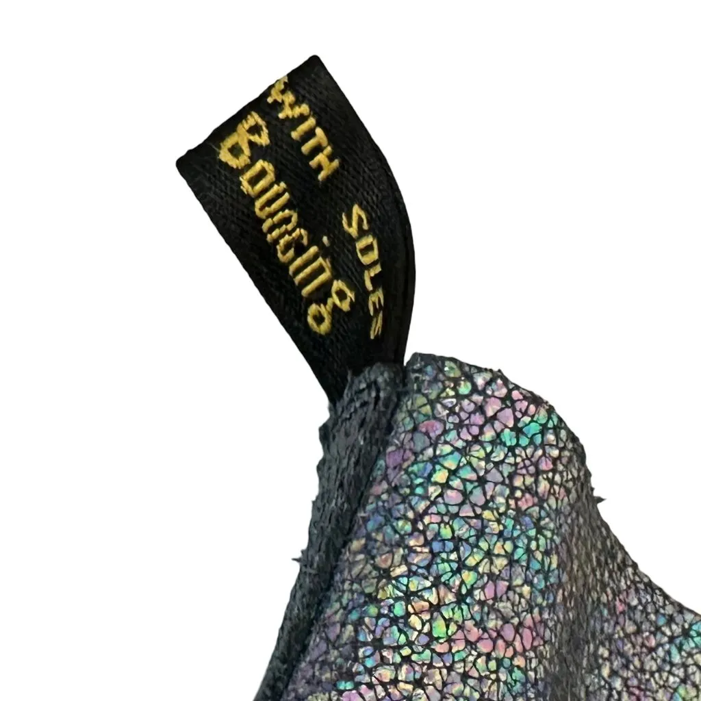 Dr. Doc Martens 1460 Pascal Sparkle Boots Lace-Up Shimmer Mermaid Size 6 Women's - Image 13