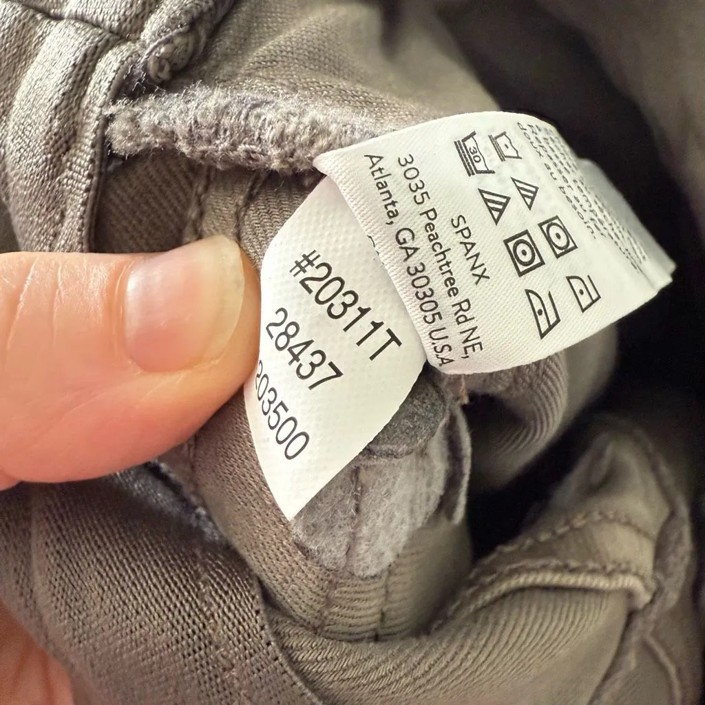 Spanx Women’s Small Tall Olive Green Stretch Twill Cargo Pants - Image 5