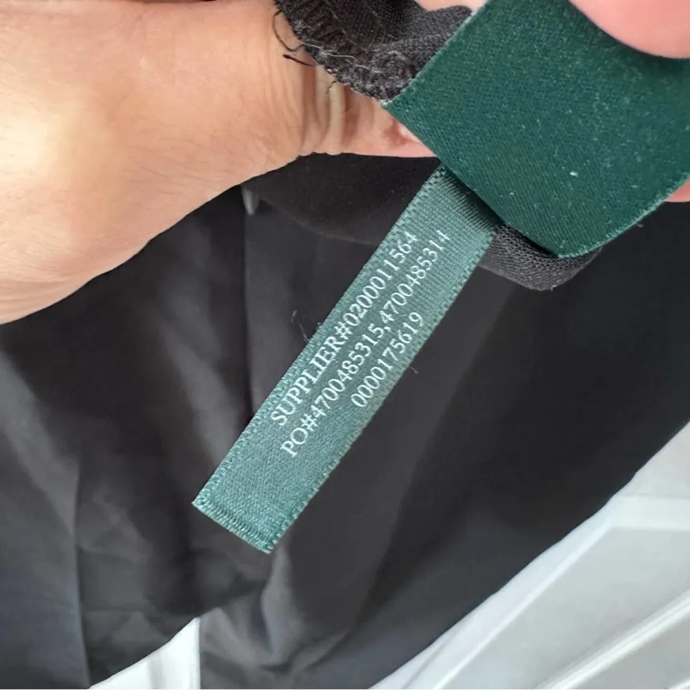 Ralph Lauren Black Sheer Sleeve Deep Neckline Straight Leg Pant Jumpsuit NWT 10 - Image 9