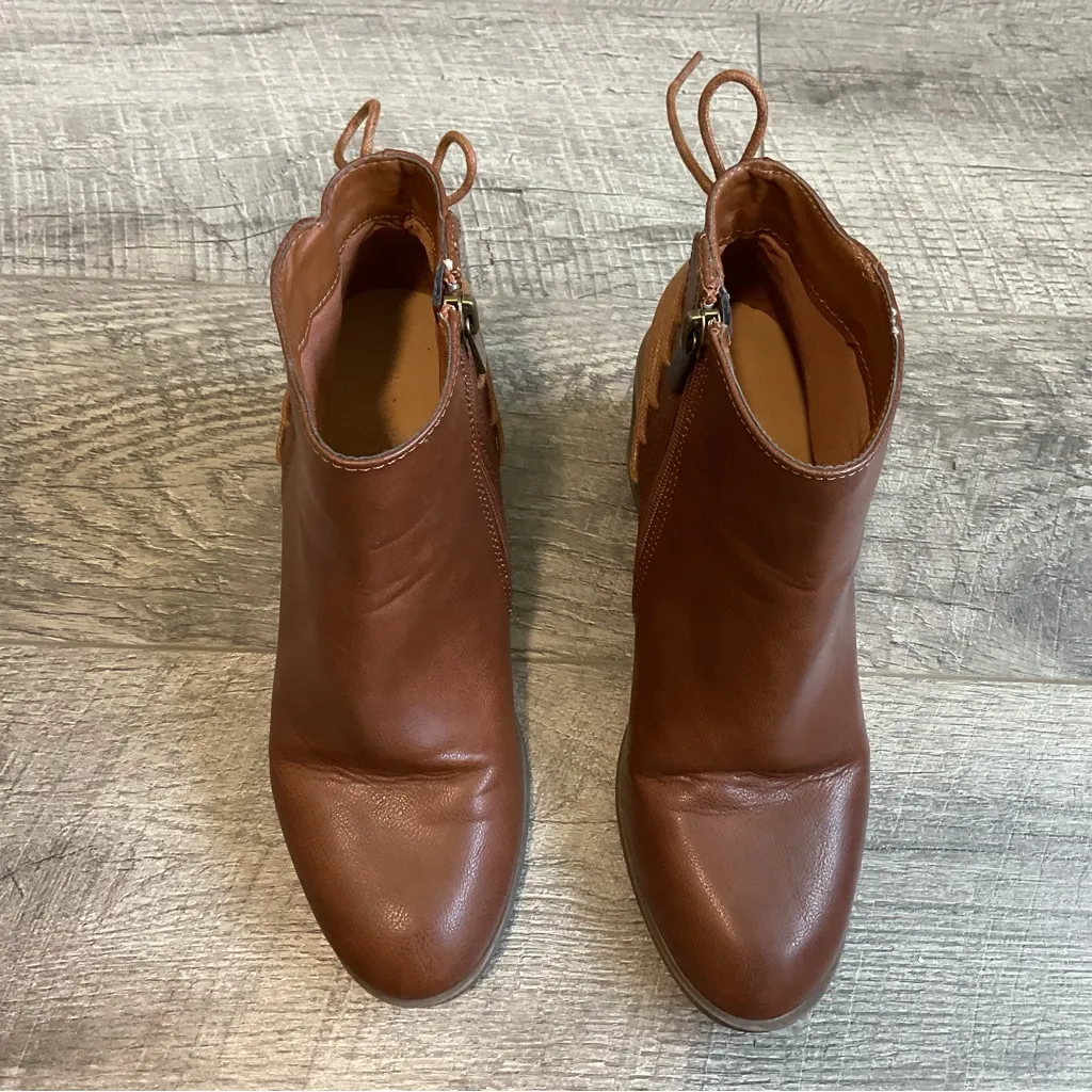 Bamboo  Louie Tie Back Ankle Bootie Size 8 - Image 3