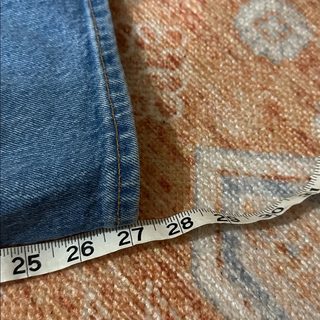 Aritzia Denim Forum Rowan Curve-fit Super Hi Straight Ankle Jean 121793 size 31 - Image 9