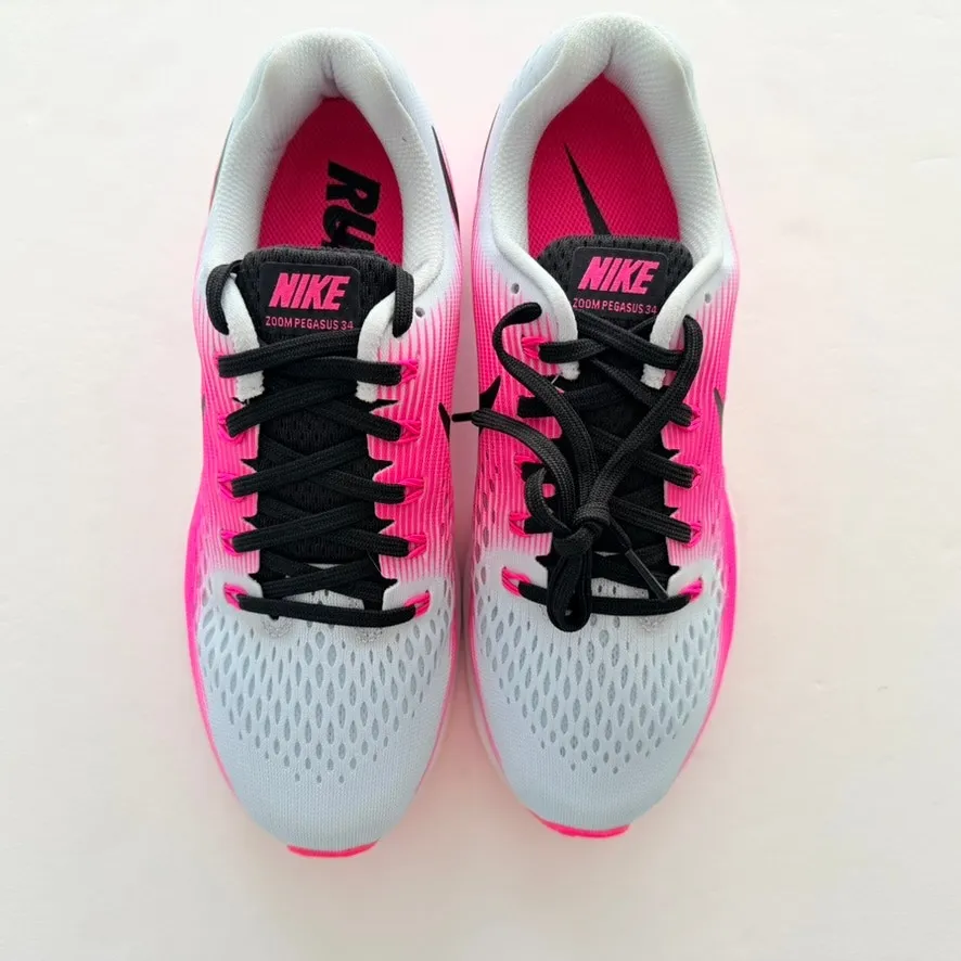 Nike Air Zoom Pegasus 34 Hyper Pink Size 9 NEW Run Gym Walk Comfort 880560-411 - Image 3