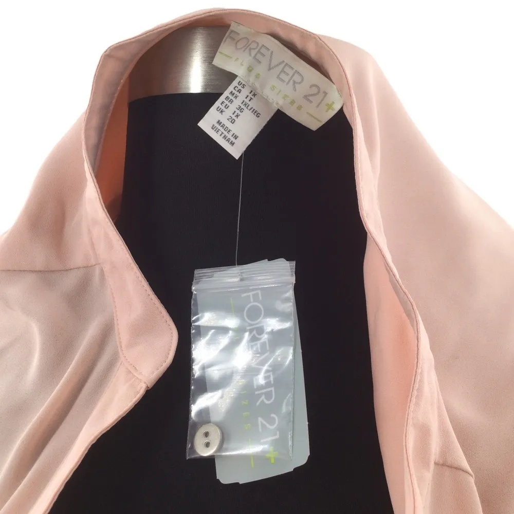 Forever 21 Plus Size Pink Long Sleeve Blouse - Image 13