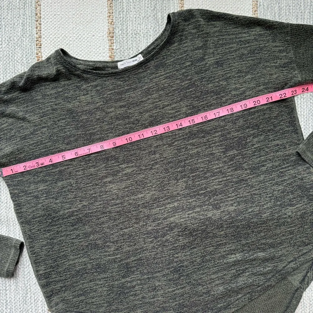 Rag & Bone Green Crewneck Long Sleeve Oversized Pullover Tee Women’s Size Small - Image 6