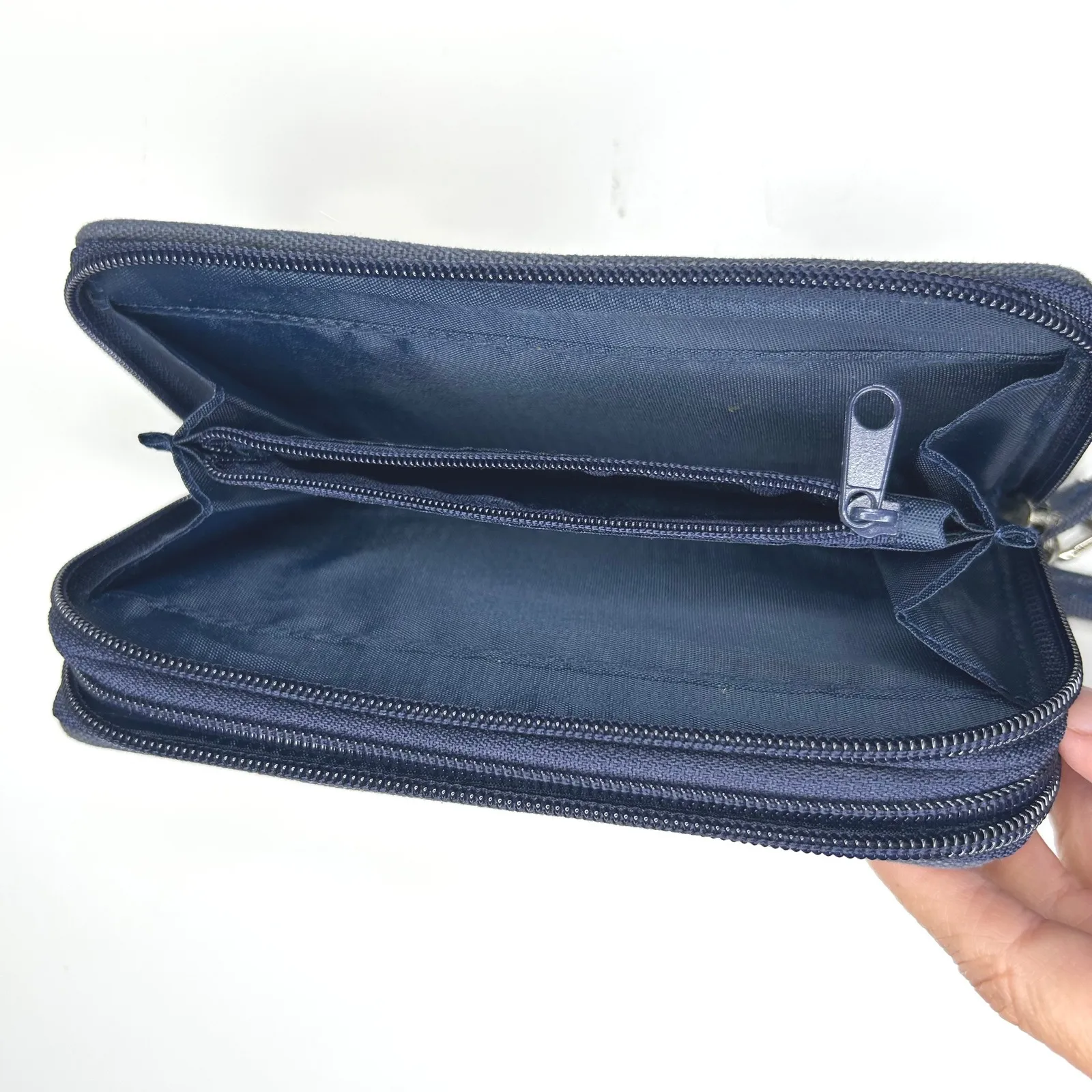 Longaberger Old Glory American Flag Zippered Wallet‎ Pouch Crossbody Bag Strap - Image 5