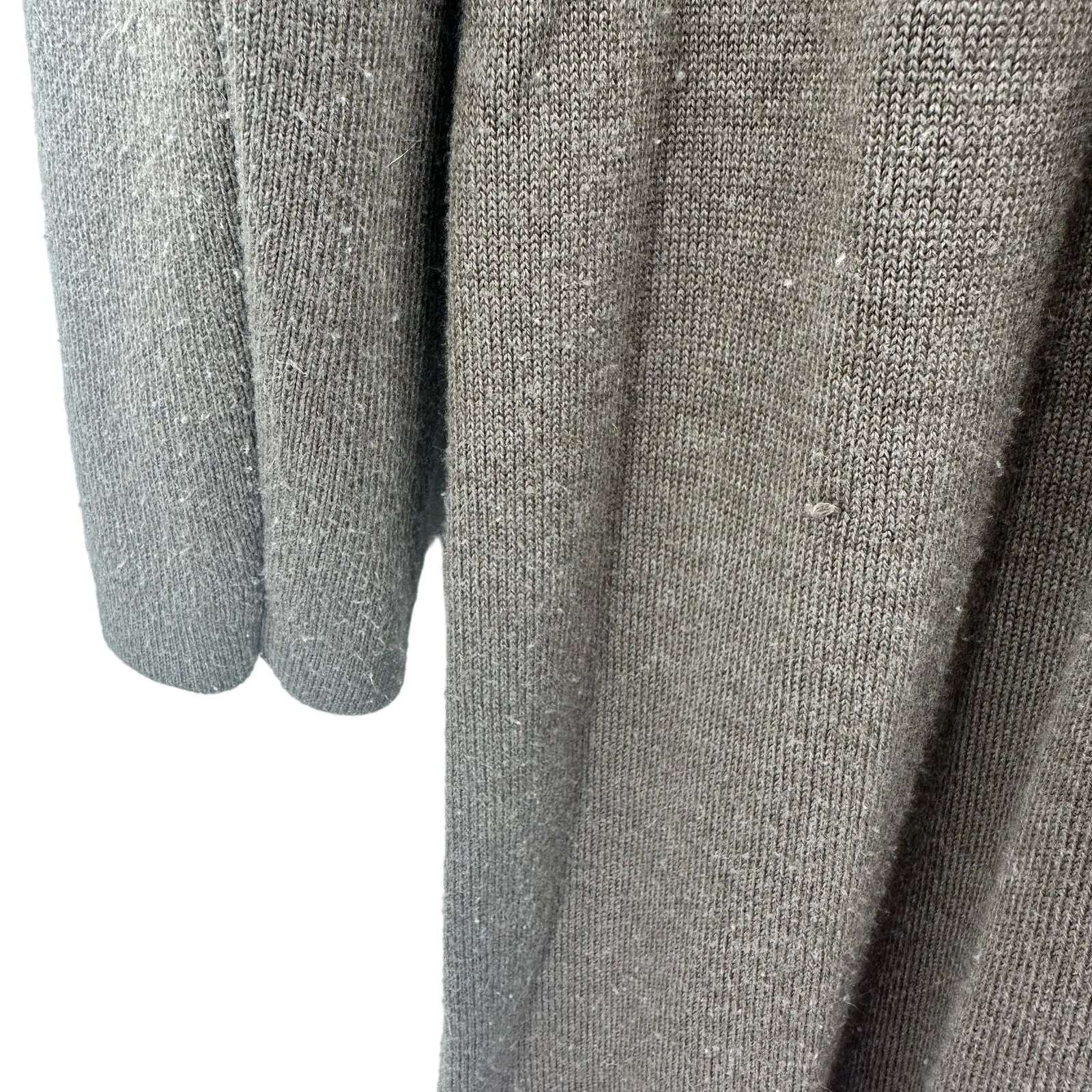 Eliza J Size‎ Medium Petite Dress Tan Brown Long Sleeve Sweater Winter Formal - Image 4