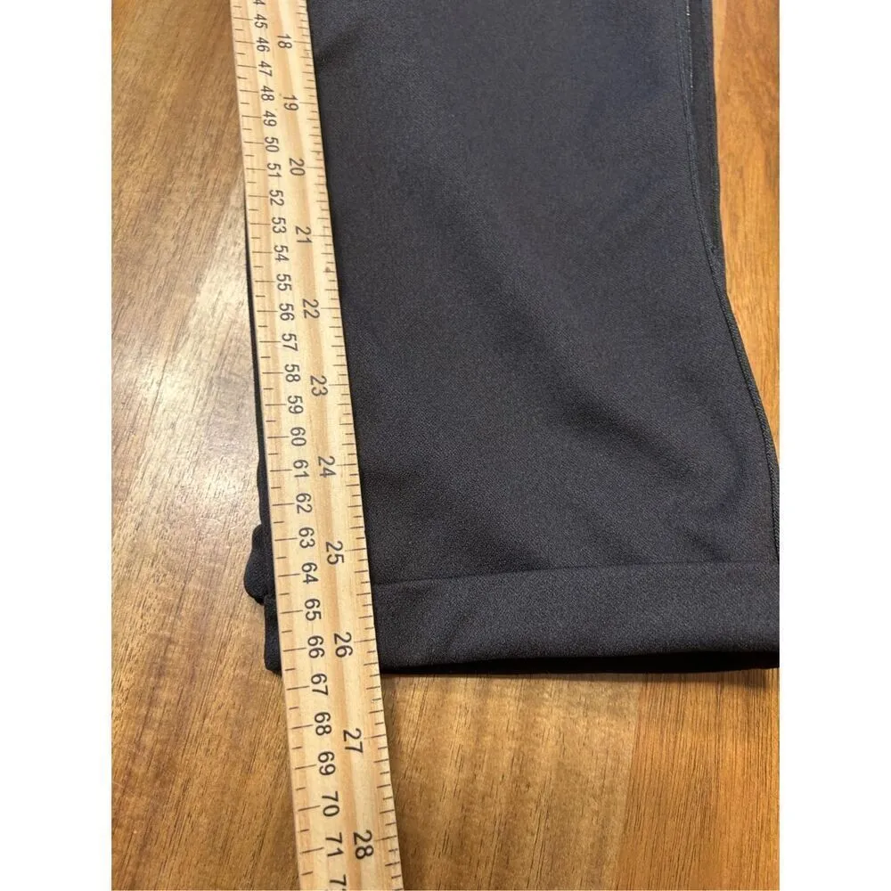 Like An Angel Dressy Jogger Gold Stripe Pants Size Medium Black - Image 7