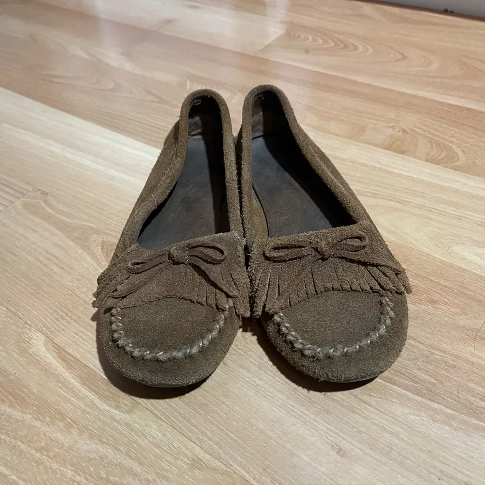 suede moccasins - size 6 - Image 4