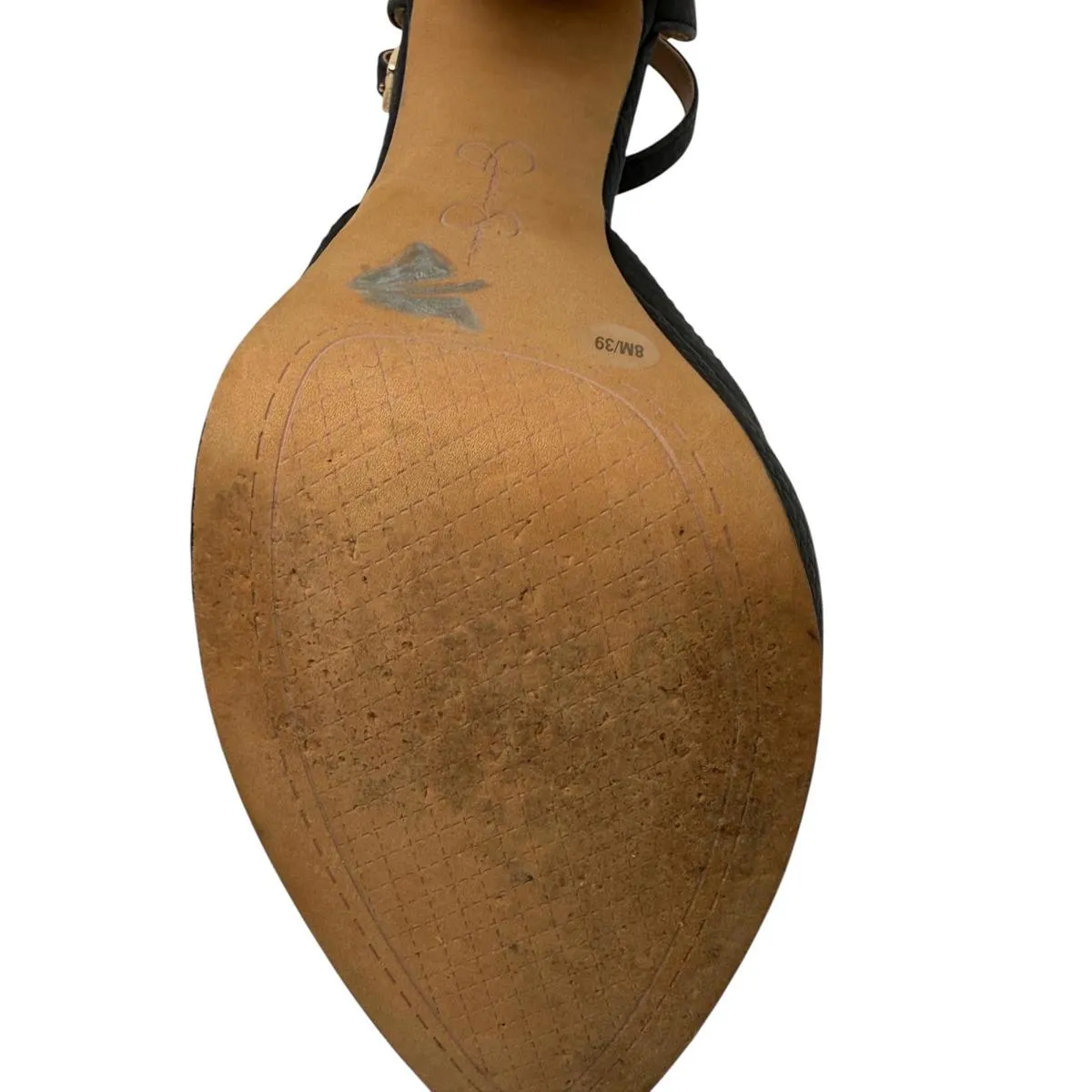 Jessica Simpson  Black Ankle Strap Platform Heels - Image 12