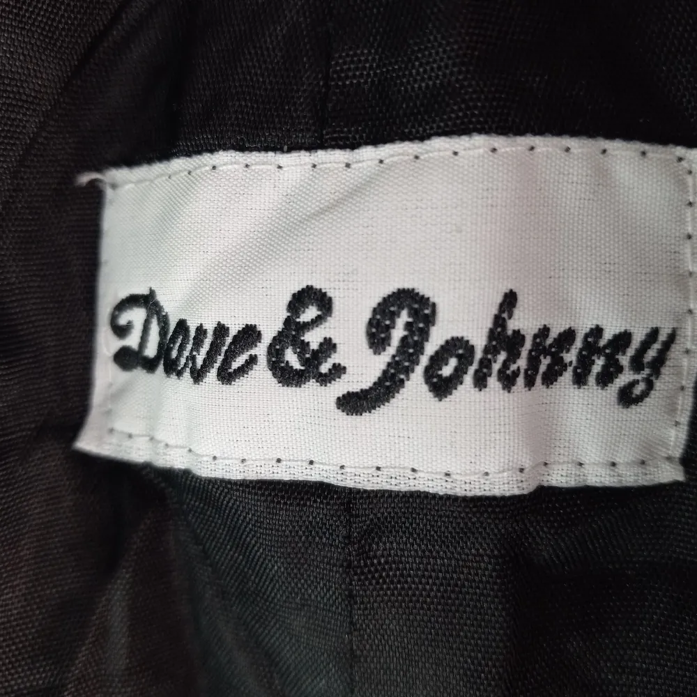 Dave & Johnny L Unique Black Crushed Velvet Cape Coat Whimseygoth Vintage - Image 7