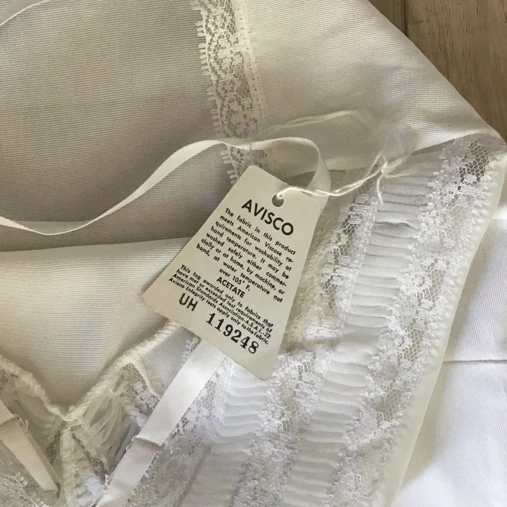 Vtg Nightgown Aristocrat Size 34 White - Image 5