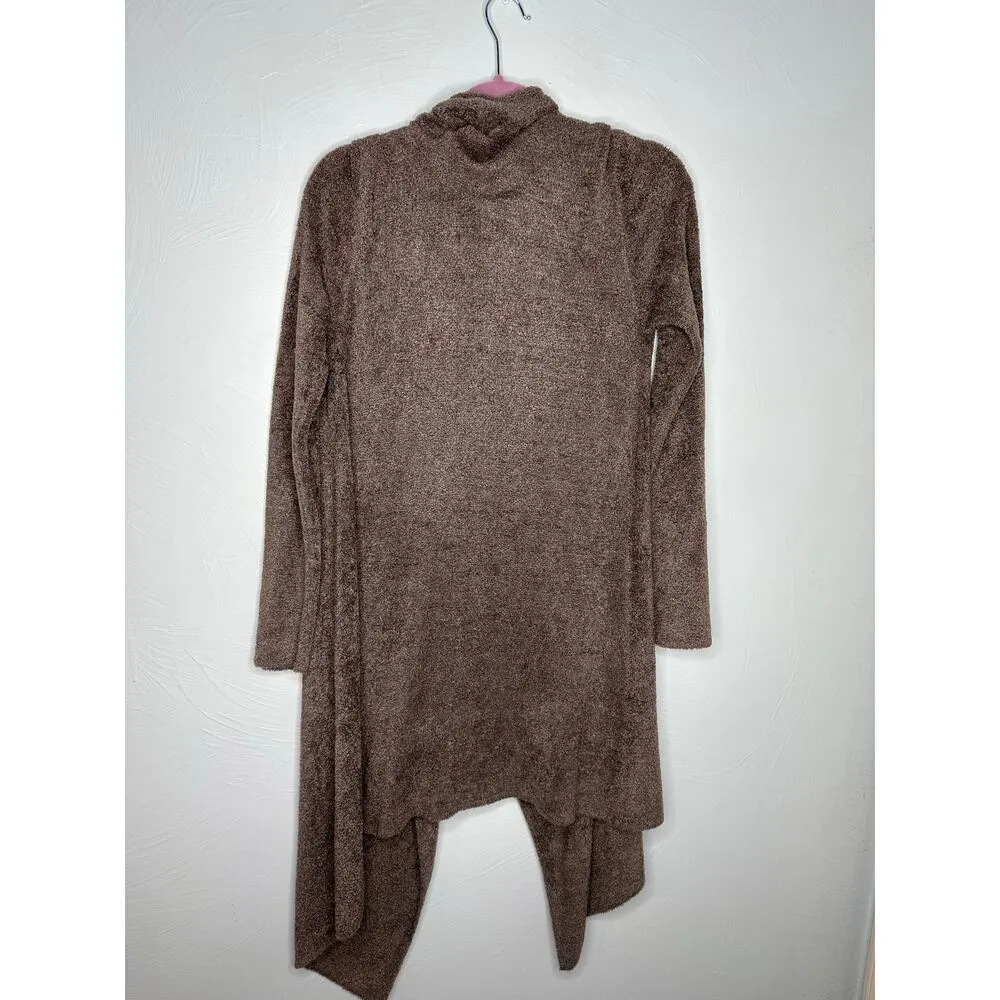 Barefoot Dreams Cardigan Size S/M Small Medium Taupe Soft Warm Cozy Winter - Image 2