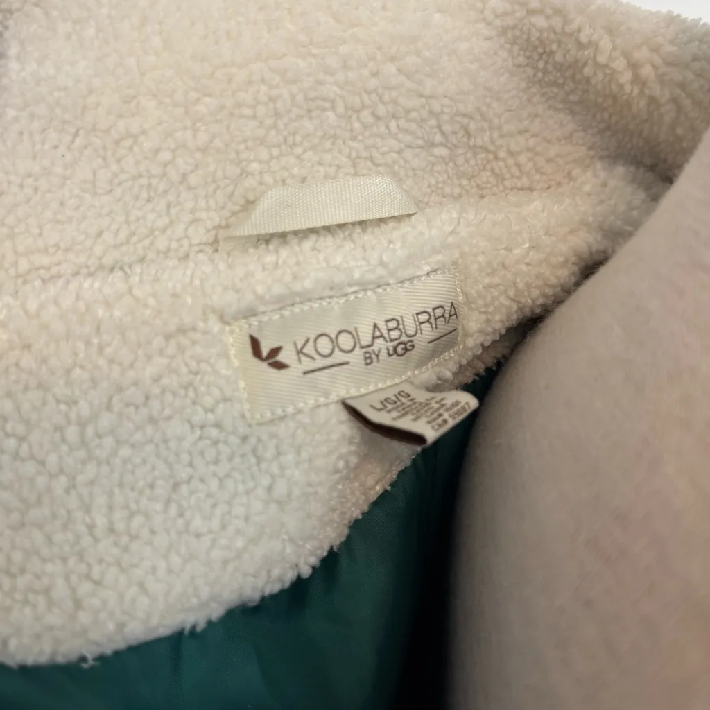 Koolaburra by Ugg Sherpa Lined Puffer Jacket Green coat - Image 8