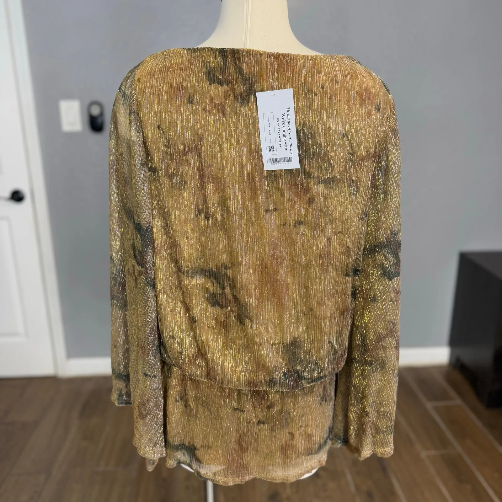 12th Tribe Kahlo Floral Micro Mini Dress, S - Image 2