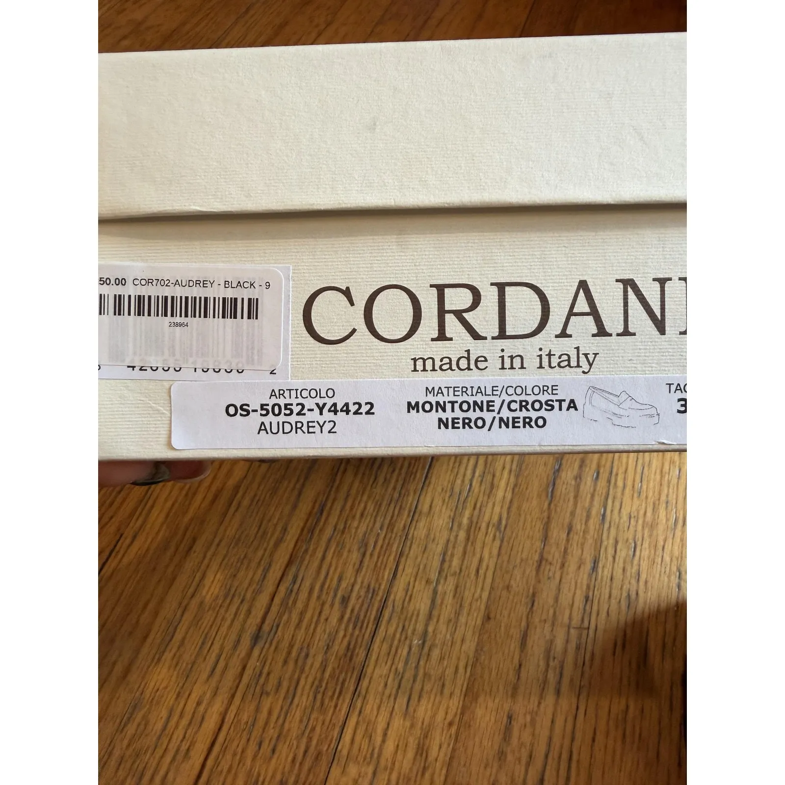 Cordani Shoes Womens Size 9 Black Audrey2 Made In Italy Lug Sole Loafers - Image 3