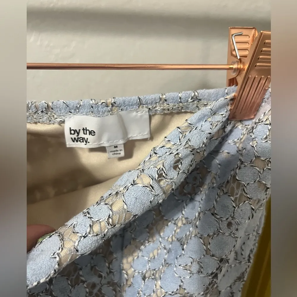 BY THE WAY Revolve Charlize strapless mini lace floral dress - Image 6