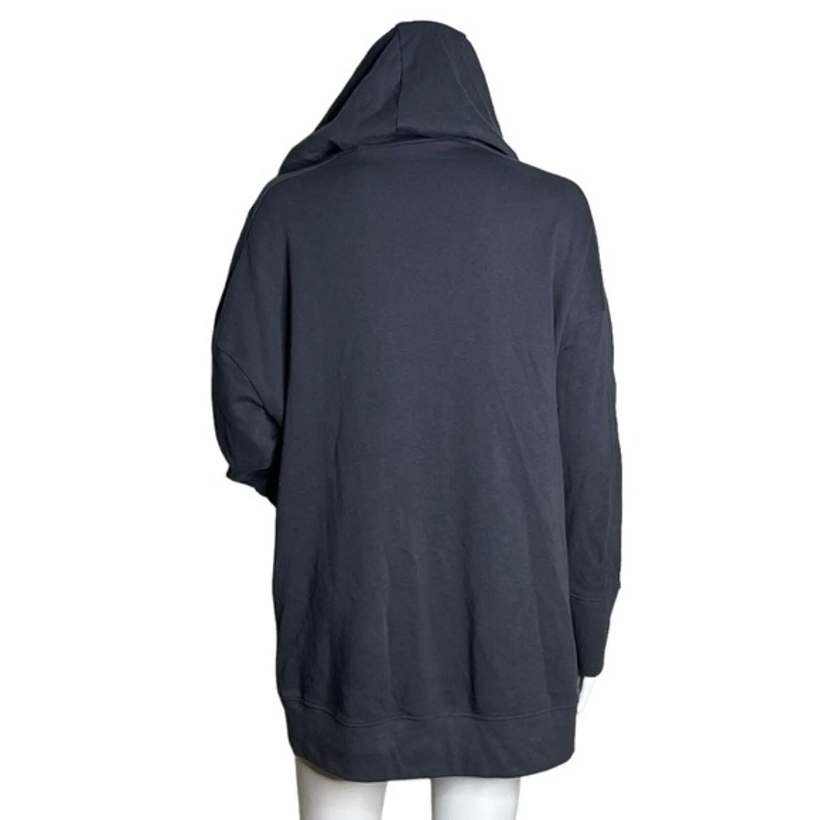 Fabletics  Sweatshirt Womens Small Gray Hoodie Basic Casual Minimalist Athleisure - Image 3