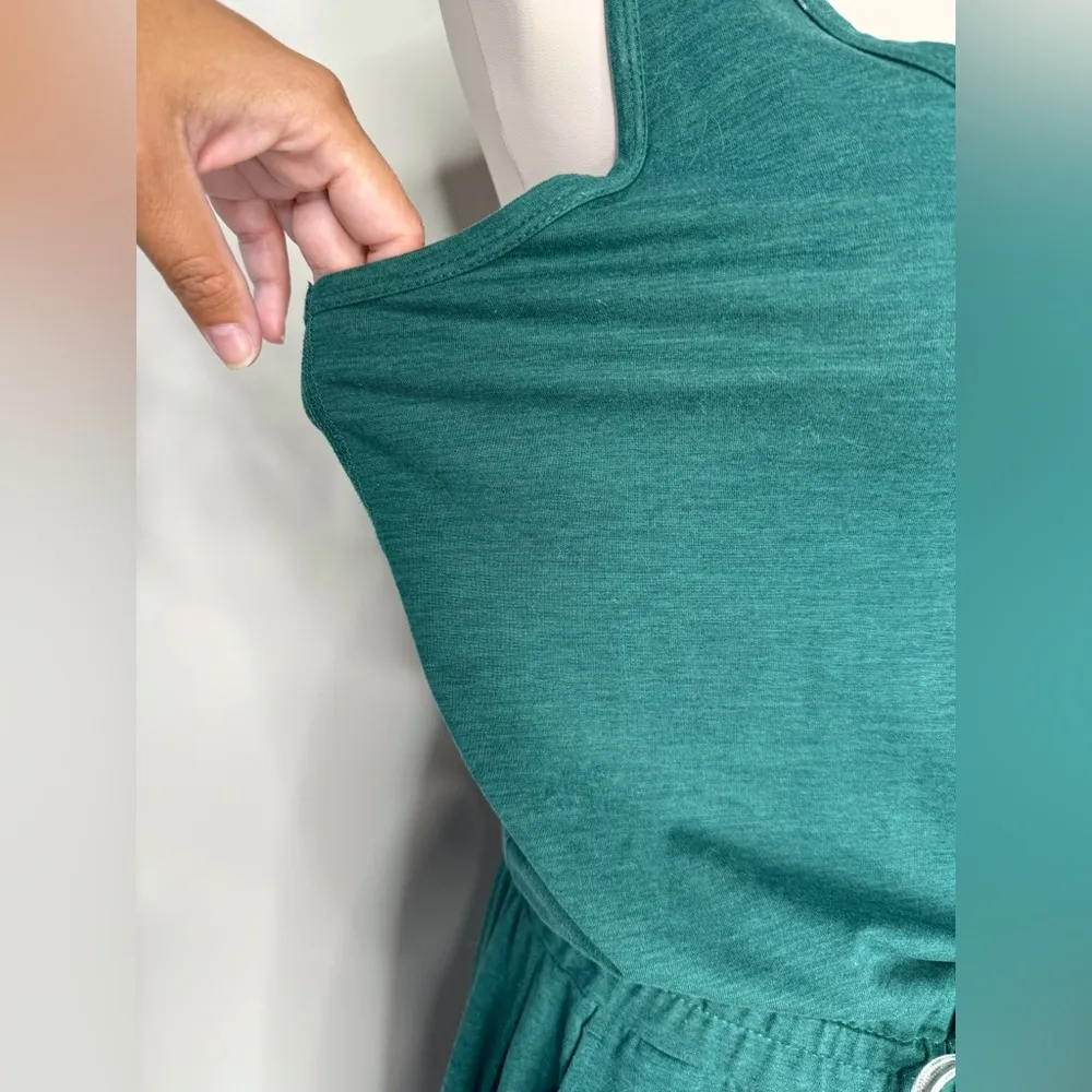 Vuori  Lux Jumpsuit Women’s Jumpsuit Jade Heather Size Medium - Image 11